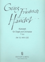 Konzert F-Dur Nr.13 HWV295 für Orgel und Orchester Partitur