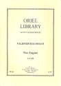 2 Fugues fr 4 Blockflten (SATB) Partitur+Stimmen