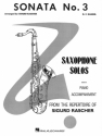Sonata no.3 for alto saxophone and piano