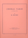 Choral Vari pour trombone et piano