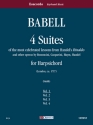 4 Suites su temi favoriti dal Rinaldo di Hndel vol. 1 per clavicembalo