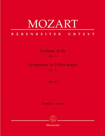 Sinfonie Es-Dur Nr.1 KV16 fr Orchester Partitur