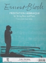 Meditation Hebraique for string bass and piano
