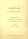 Volkslieder im Rhythmus der Zeit fr Mnnerchor und Klavier, Rhythmusgruppe ad lib Partitur