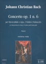 Concerto op.1,6 per clavicembalo, (arpa), 2 violini e violoncelli partitura