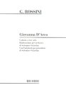 Giovanna D'Arco Cantata a voce sola e orchestra partitura