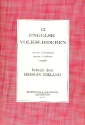 12 english Folk Songs for female or children's chorus a cappella score