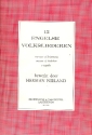 12 english Folk Songs for female or children's chorus a cappella score