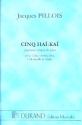 5 Hai-Kai pour flte, violon, alto, violoncelle et harpe partition
