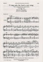 O SING UNTO THE LORD A NEW SONG for mixed chorus, strings and organ vocal score