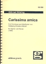 Carissima amica fr Sopran und Klavier