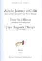 Airs de Jeannot et Colin ... für 2 Hörner Spielpartitur