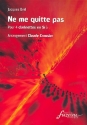 Ne me quitte pas: fr 4 Klarinetten Partitur und Stimmen