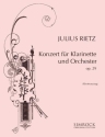 Konzert g-Moll op.29 fr Klarinette und Orchester fr Klarinette und Klavier