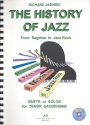 The History of Jazz (+CD) From Ragtime to Jazz Rock für 1-2 Saophone