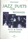 Jazz Duets for Beginners for 2 saxophones (AT)