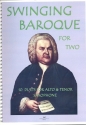 Swinging Baroque for Two for alto and tenor saxophones score