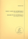 Elegie et Humoresque pour violoncelle et piano