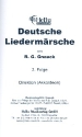 Deutsche Liedermrsche Band 2 fr Blasorchester Direktion (Akkordeon)