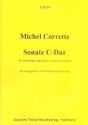 Sonate C-Dur fr Mandoline und Bc (Gitarre) Partitur und Stimmen (Bc nicht ausgesetzt)