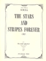 The Stars and Stripes forever for 4 recorders (SoATB) score and parts