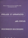 Prlude et variations pour accordeon