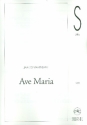 Ave Maria for mixed chorus a cappella score