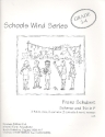 Scherzo and Trio F major for 2 flutes, oboe, 3 clarinets (2 clarinets and horn) and bassoon,  score and parts