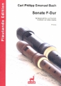 Sonate F-Dur Wq163 für Bassblockflöte und Cembalo
