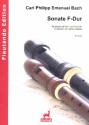 Sonate F-Dur Wq163 fr Bassblockflte und Cembalo