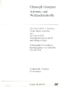 Advents- und Weihnachtschorle fr gem Chor, 2 Violinen, Viola und Bc Violoncello (Fagott/Kontrabass)