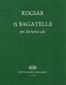 15 Bagatellen fr Klarinette solo