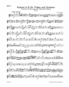 Konzert B-Dur KV207 fr Violine und Orchester Harmoniestimmen