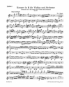 Konzert B-Dur KV207 fr Violine und Orchester Violine 1