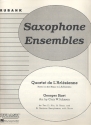 Quartet de l'Arlsienne for 4 saxophones (AATB) score and parts
