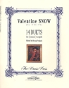 14 Duets for 2 trumpets (natural trumpets) score