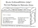 Tiroler Volksmusikbltter Band 5 fr 5 Blechblser Partitur und Stimmen
