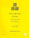 6 Duets for flute and cello score