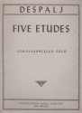 5 etudes for violoncello