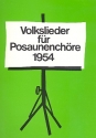 Volkslieder  fr Posaunenchre 1954