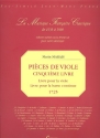Pices de viole cinquime livre (1725) Viola da gamba und Bc (nicht ausgesetzt) Faksimile