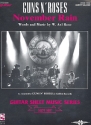 Guns n' Roses: November Rain for vocal/guitar with tabulature guitar sheet music series