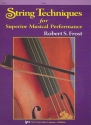 String Techniques for superior musical Performance for string orchestra viola