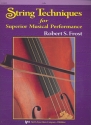 String Techniques for superior musical Performance for string orchestra cello