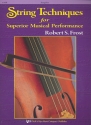 String Techniques for superior musical Performance for string orchestra double bass
