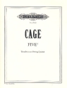 Five3 for trombone and string quartet Parts