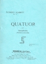 Quatuor op.102 pour 4 saxophones (SATBar) partition de poche