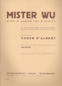 Mister Wu Klavierauszug