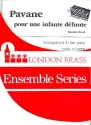 Pavane pour une infante defunte for brass instruments score and 10 parts