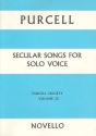 Secular Songs for solo voice and piano